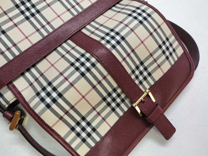 BURBERRY Burberry Shoulder Bag Bordeaux Shoulder Bag