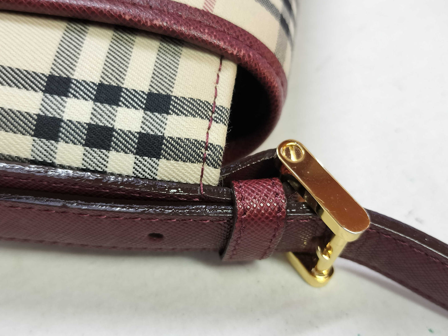 BURBERRY Burberry Shoulder Bag Bordeaux Shoulder Bag