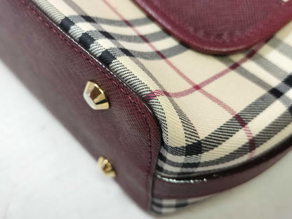 BURBERRY Burberry Shoulder Bag Bordeaux Shoulder Bag