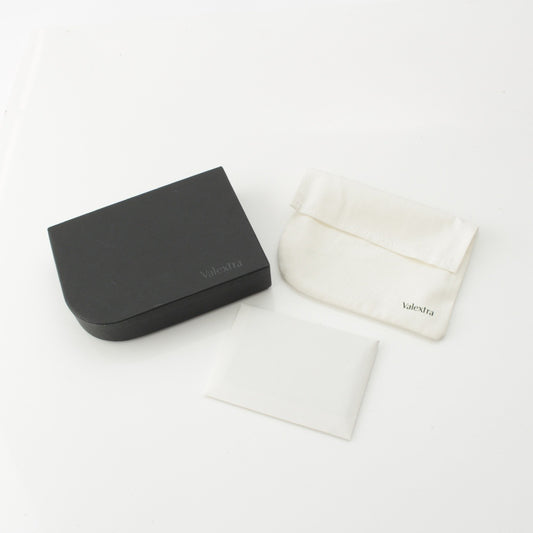 Valextra Brera Leather Tri-fold Wallet in Navy