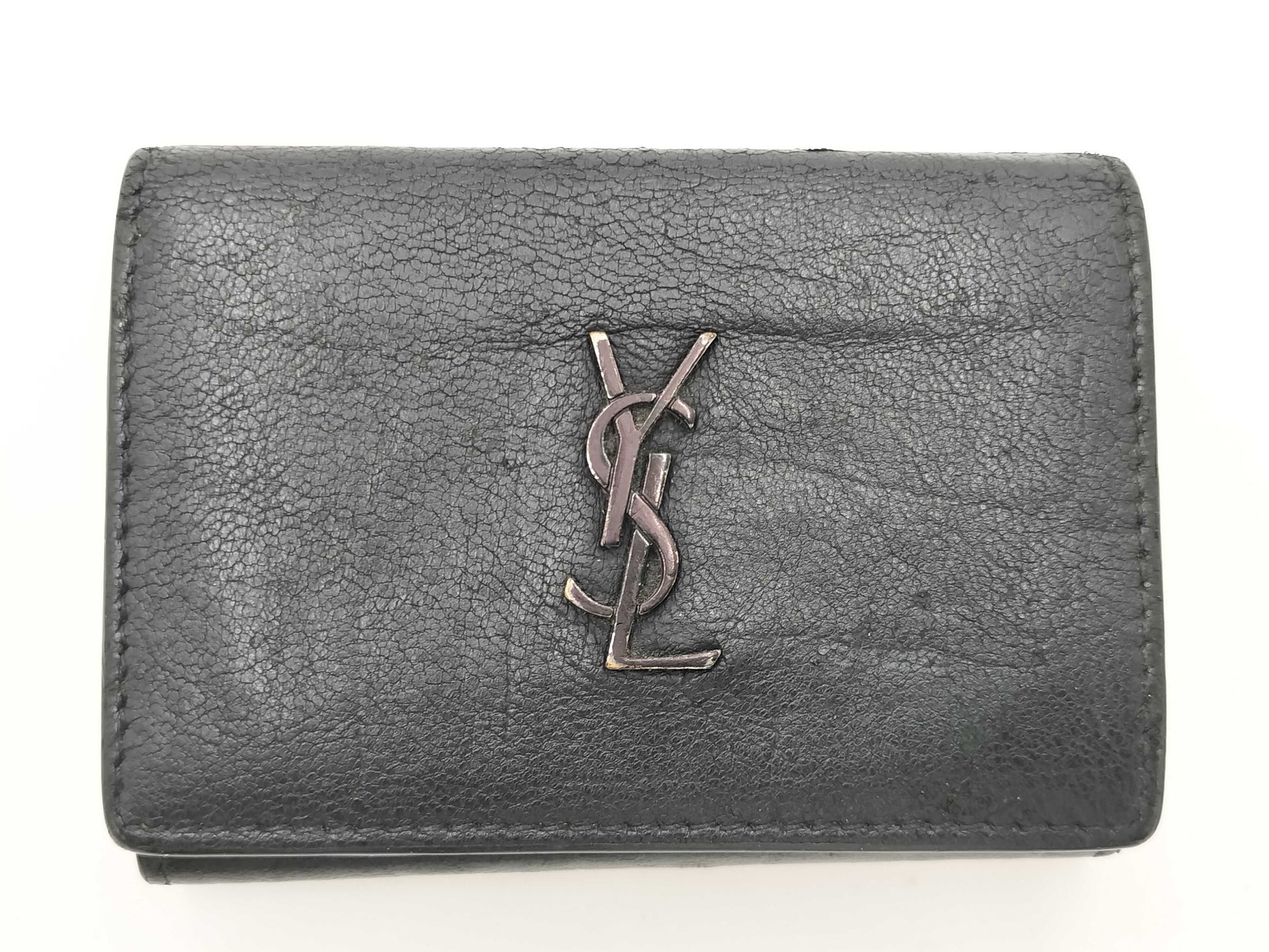 SAINT LAURENT YSL Saint Laurent Compact Wallet Tri-fold Wallet