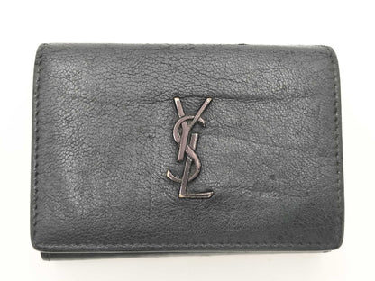 SAINT LAURENT YSL Saint Laurent Compact Wallet Tri-fold Wallet