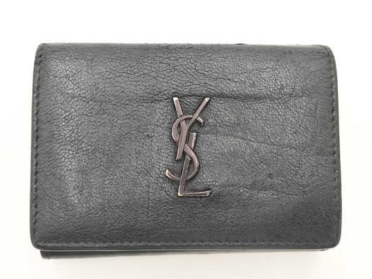 SAINT LAURENT YSL Saint Laurent Compact Wallet Tri-fold Wallet