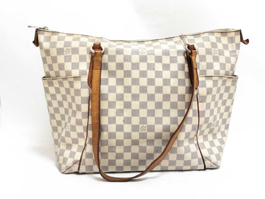 LOUIS VUITTON Damier Azur Totally Shoulder Bag