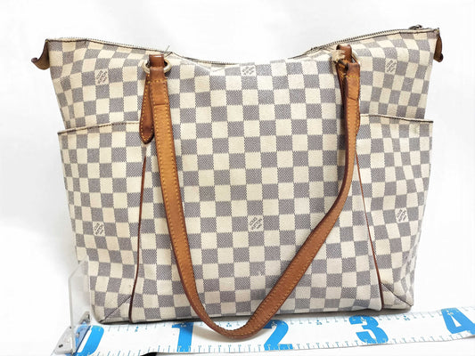 LOUIS VUITTON Damier Azur Totally Shoulder Bag