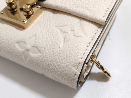 LOUIS VUITTON Monogram Empreinte M81071 IC Pochette Metis Compact Wallet