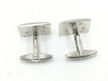 dunhill SV925 Cufflinks Silver #16.4g Tie Clip/Cufflinks
