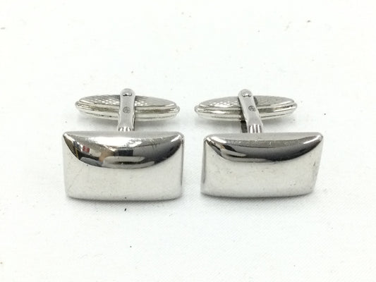 dunhill SV925 Cufflinks Silver #16.4g Tie Clip/Cufflinks
