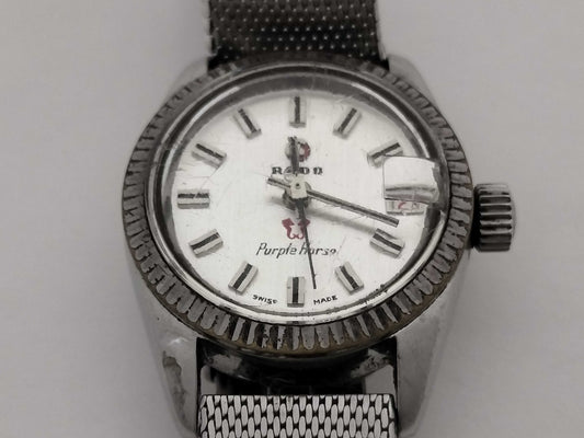 RADO Purple Horse 779-1 19435095 /AT Silver Dial Women's Watch
