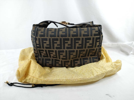 FENDI Zucca Canvas Handbag 2291 26448 088 Brown