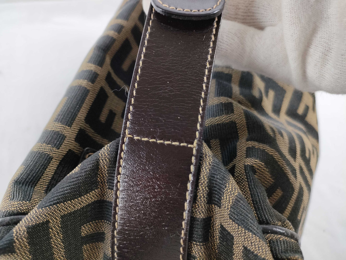 FENDI Zucca Canvas Handbag 2291 26448 088 Brown