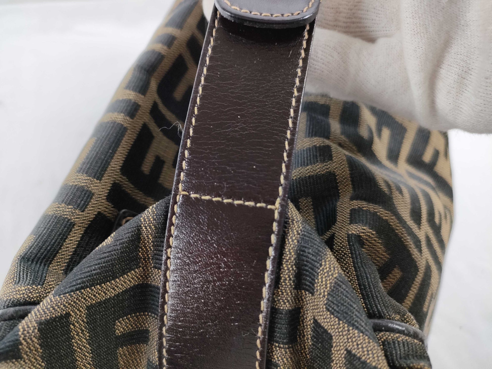 FENDI Zucca Canvas Handbag 2291 26448 088 Brown