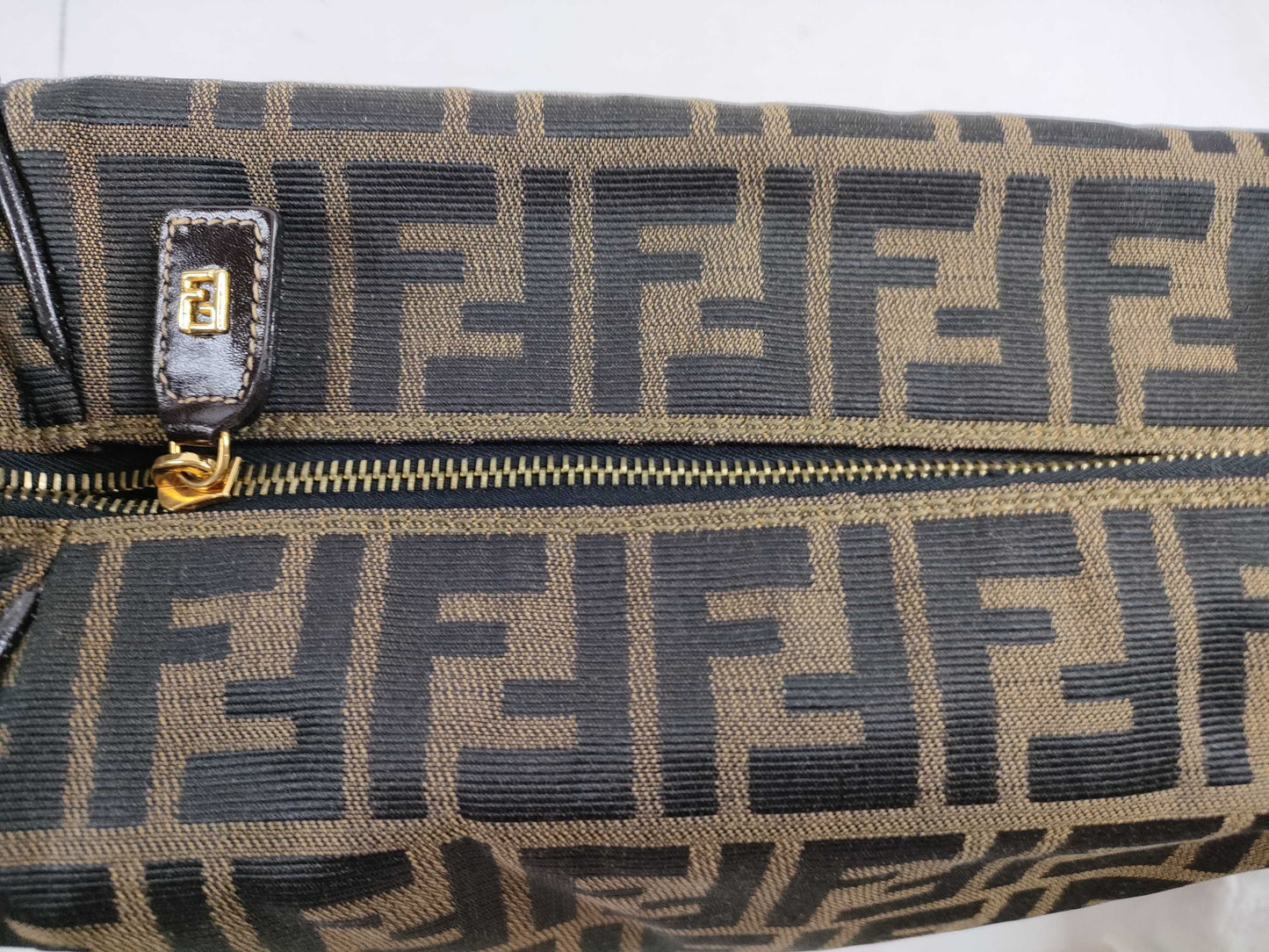 FENDI Zucca Canvas Handbag 2291 26448 088 Brown