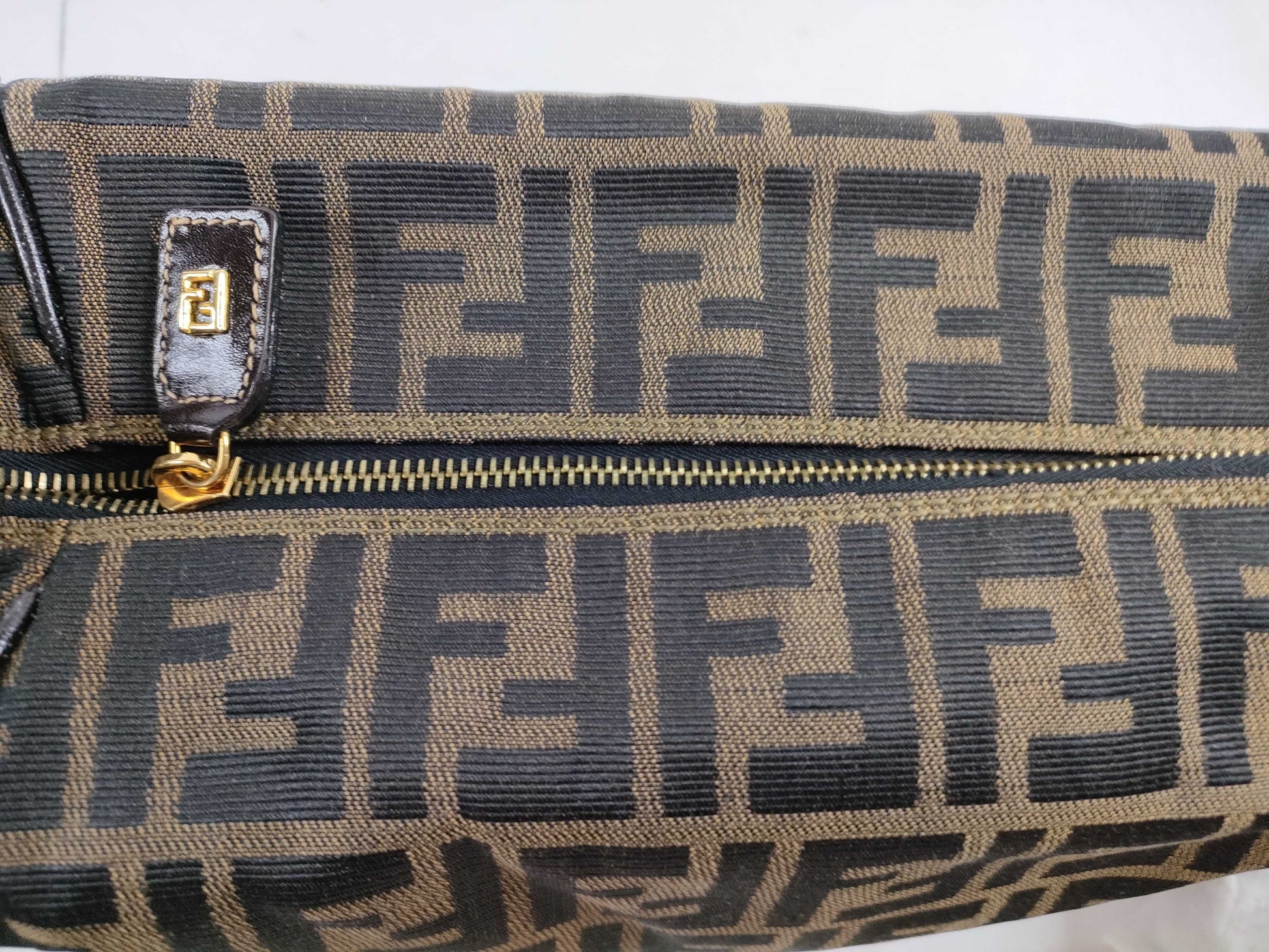 FENDI Zucca Canvas Handbag 2291 26448 088 Brown
