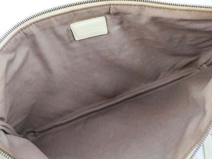 BOTTEGA VENETA Intrecciato Fringed Leather Clutch Bag White