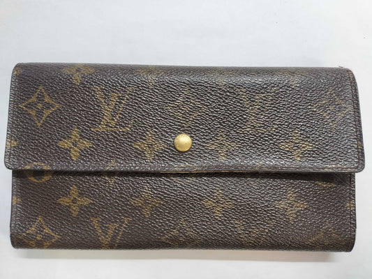 LOUIS VUITTON Monogram LV Monogram Porte Tresor International M61215 TH1021 Wallet
