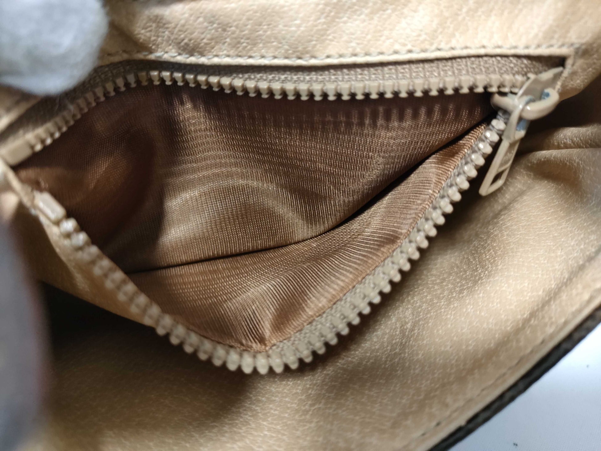 CELINE Macadam PVC and Leather Shoulder Bag M09 Brown Shoulder Bag