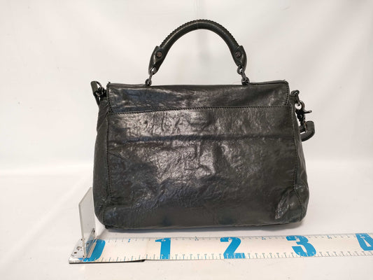 Tory Burch Leather 2-Way Shoulder Bag, Black, Handbag