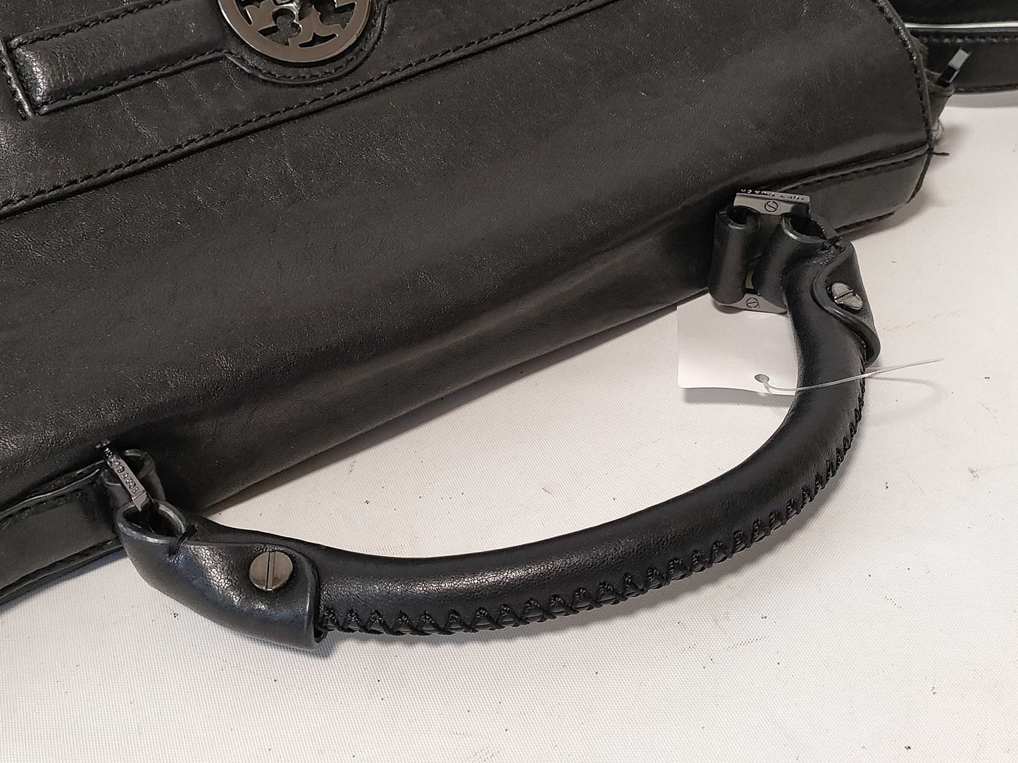 Tory Burch Leather 2-Way Shoulder Bag, Black, Handbag