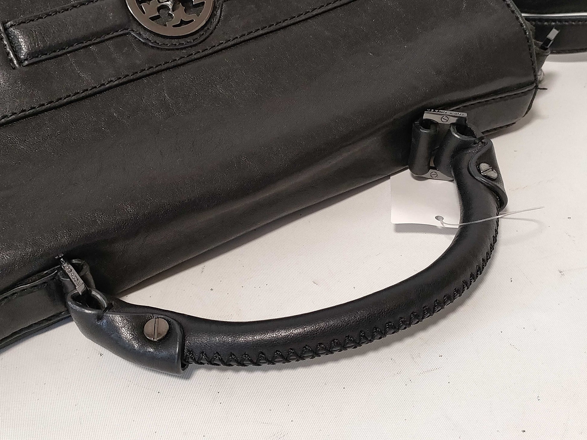Tory Burch Leather 2-Way Shoulder Bag, Black, Handbag