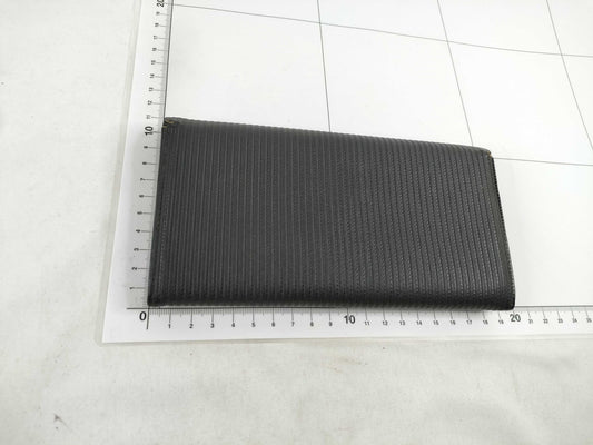 BVLGARI PVC Long Wallet AL.B11・27712 Black Wallet