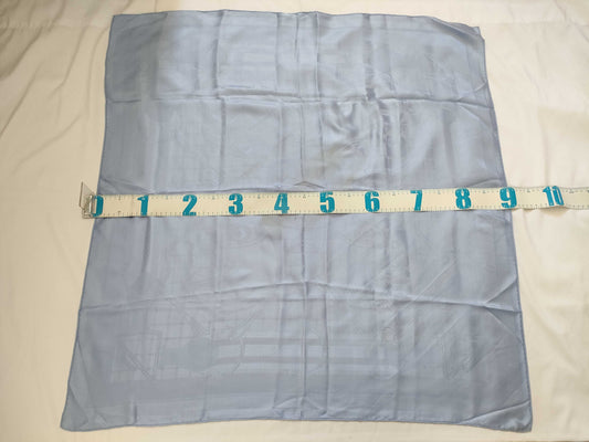 HERMES Carre 90 Sellier Silk Scarf Blue Other Accessories