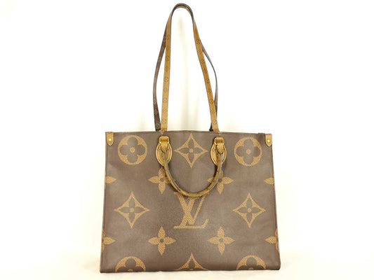LOUIS VUITTON On the Go GM Giant Reverse NZ3119 Tote Bag