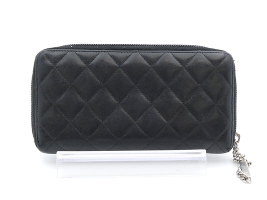 CHANEL Cambon Matelasse Coco Mark Wallet