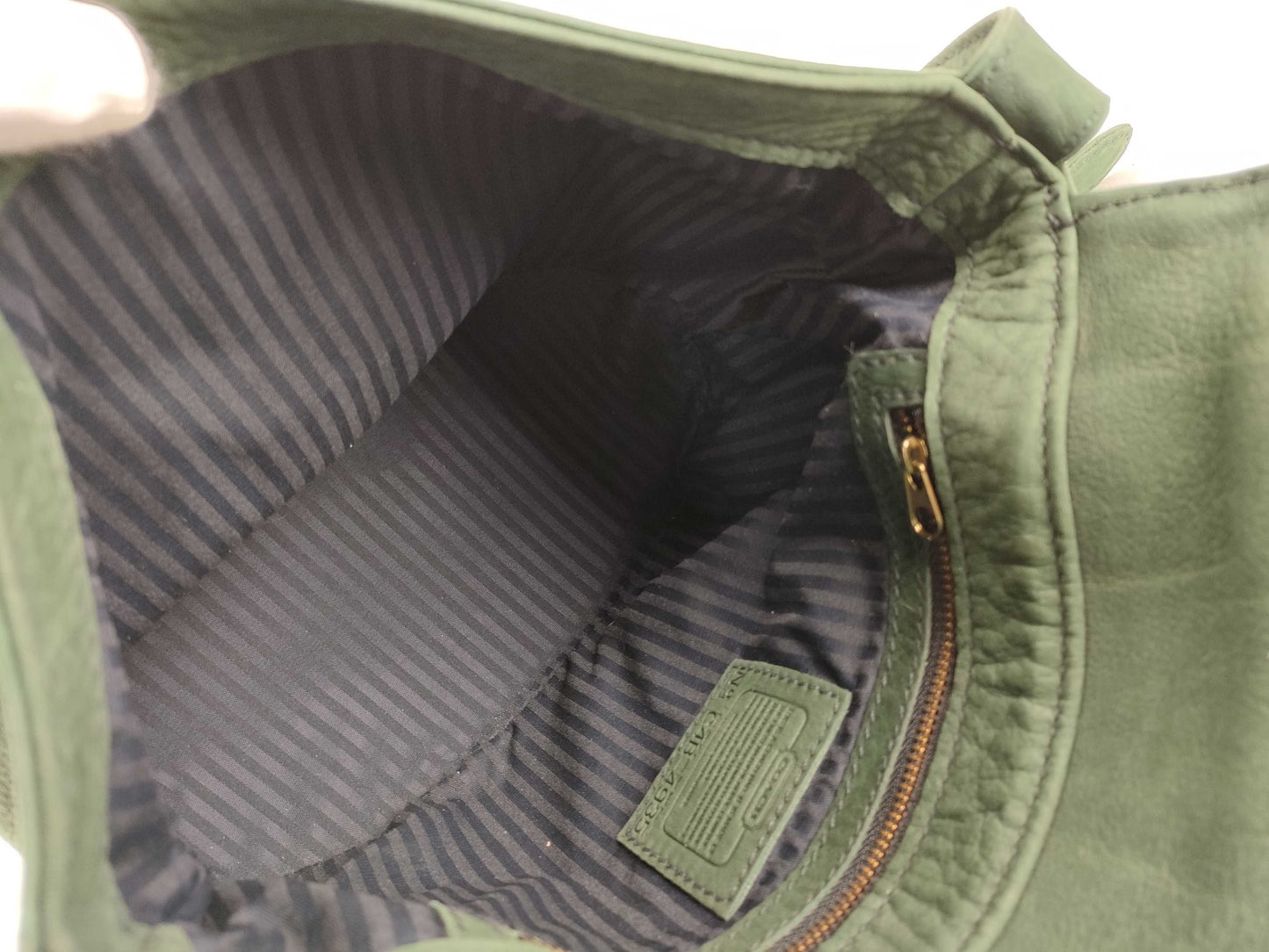 COACH Old Coach Shoulder Bag Green Shoulder Bag
