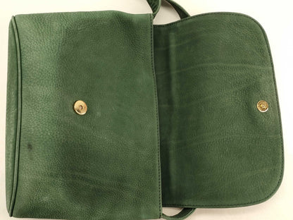 COACH Old Coach Shoulder Bag Green Shoulder Bag