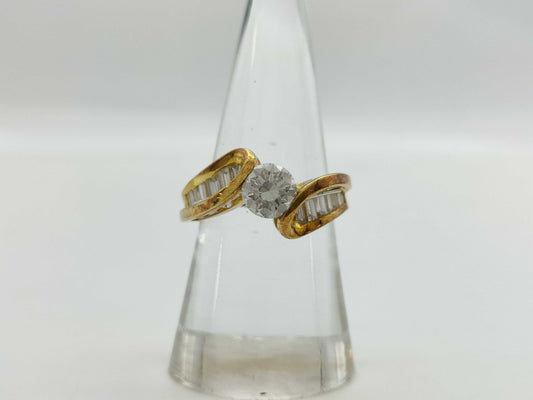 D0.881/1.45ct K18 7.5g Ring 