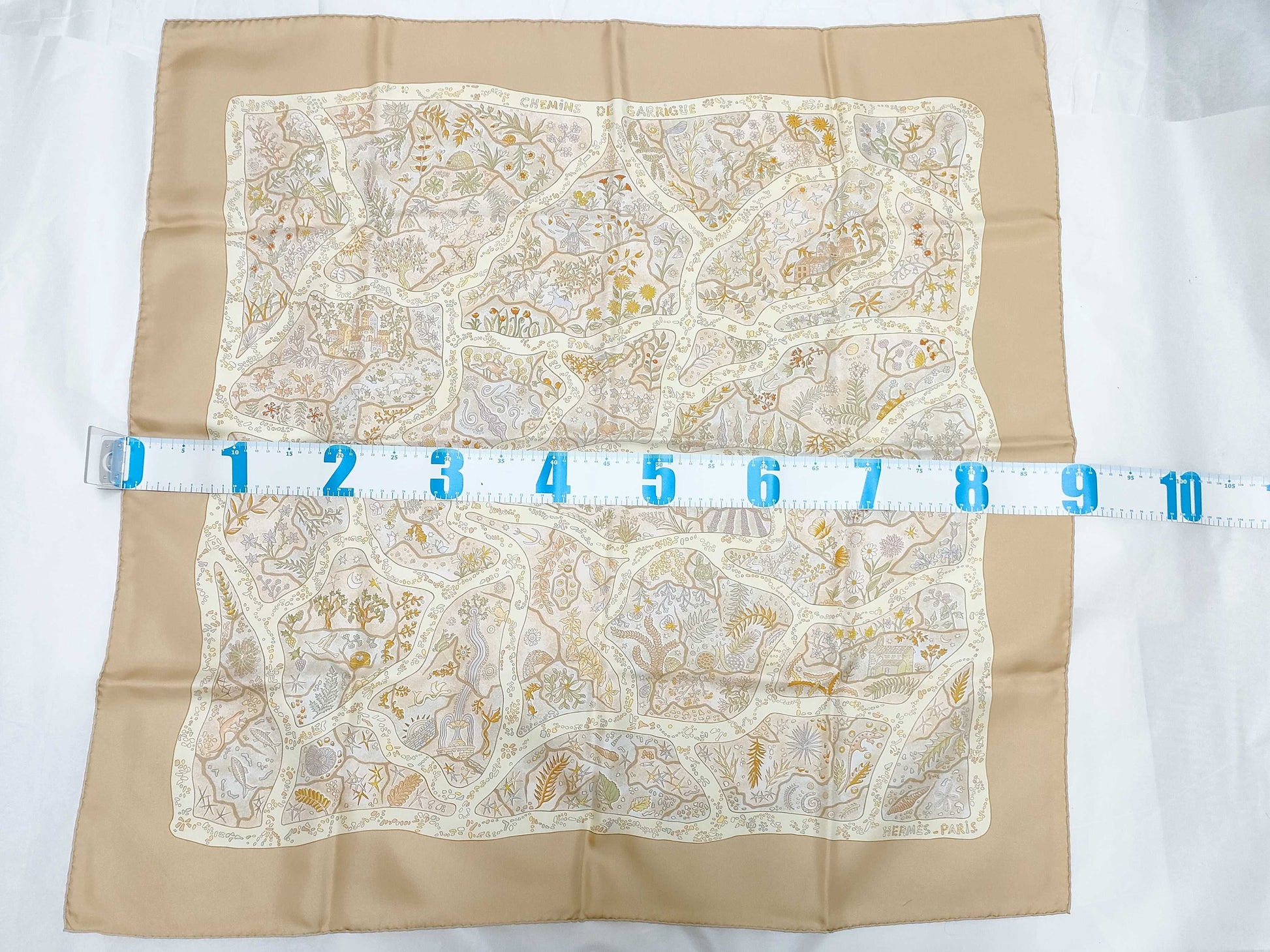 HERMES Carre HERMES Carre Garrigues Road Scarf Scarf