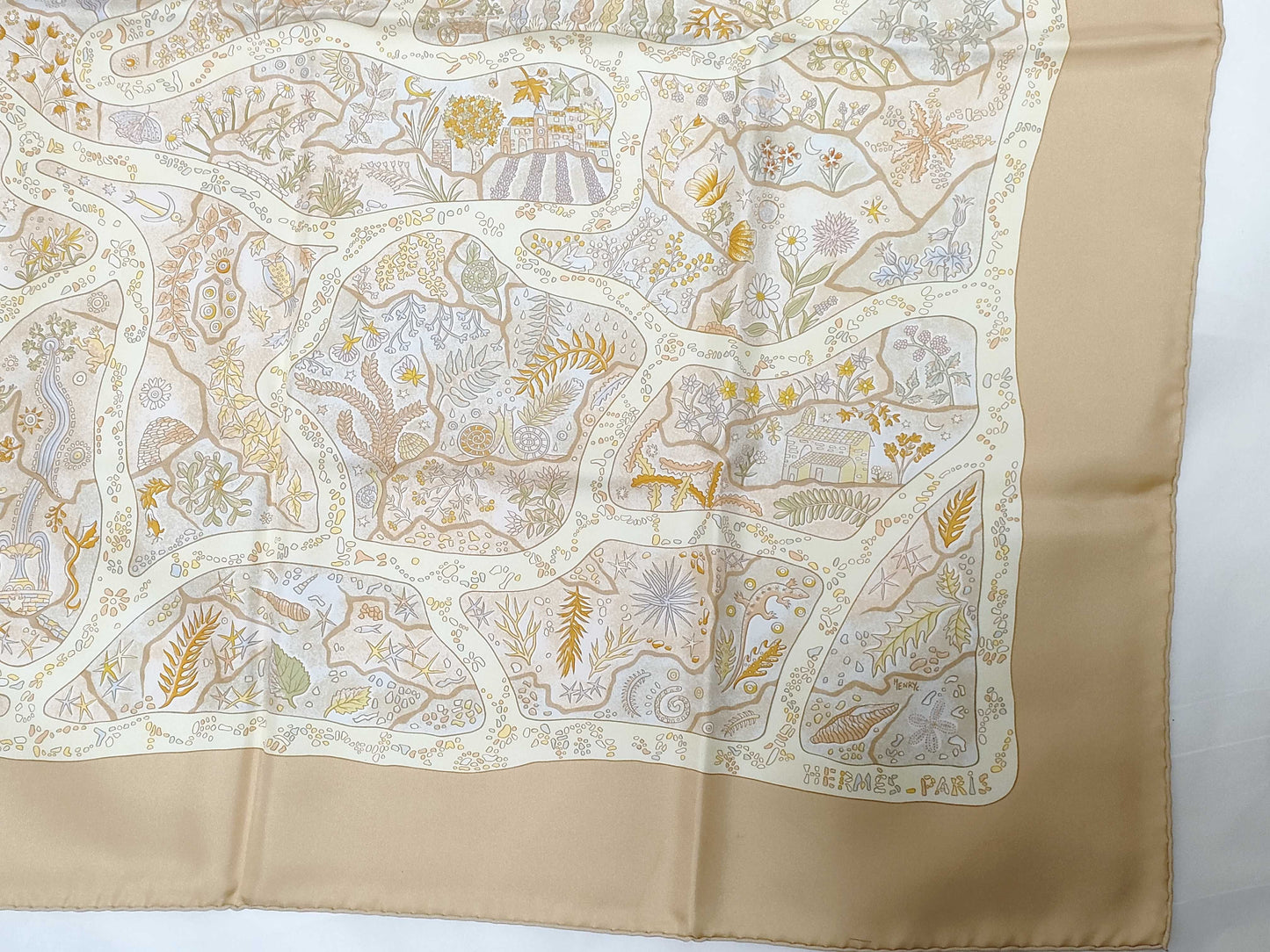 HERMES Carre HERMES Carre Garrigues Road Scarf Scarf