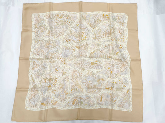HERMES Carre HERMES Carre Garrigues Road Scarf Scarf