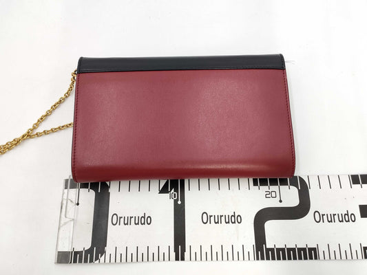 CELINE Large Flap Chain Wallet Shoulder Bag