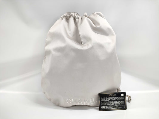 CHANEL Pearl Drawstring Bag