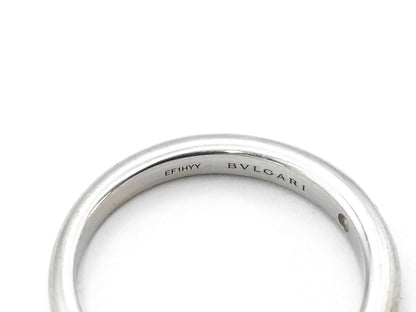 BVLGARI Band 1PD PT950 3.3g Ring 