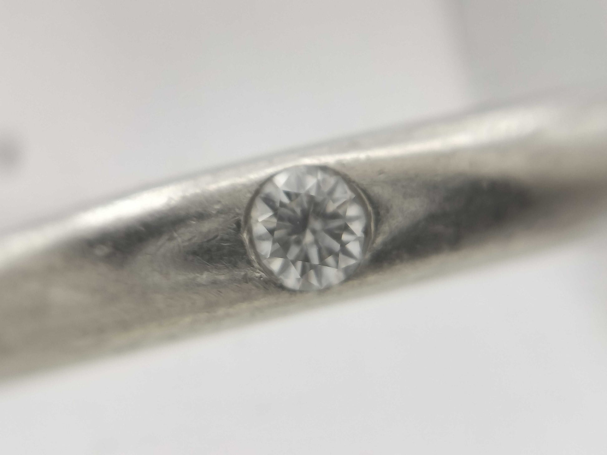 BVLGARI Band 1PD PT950 3.3g Ring 