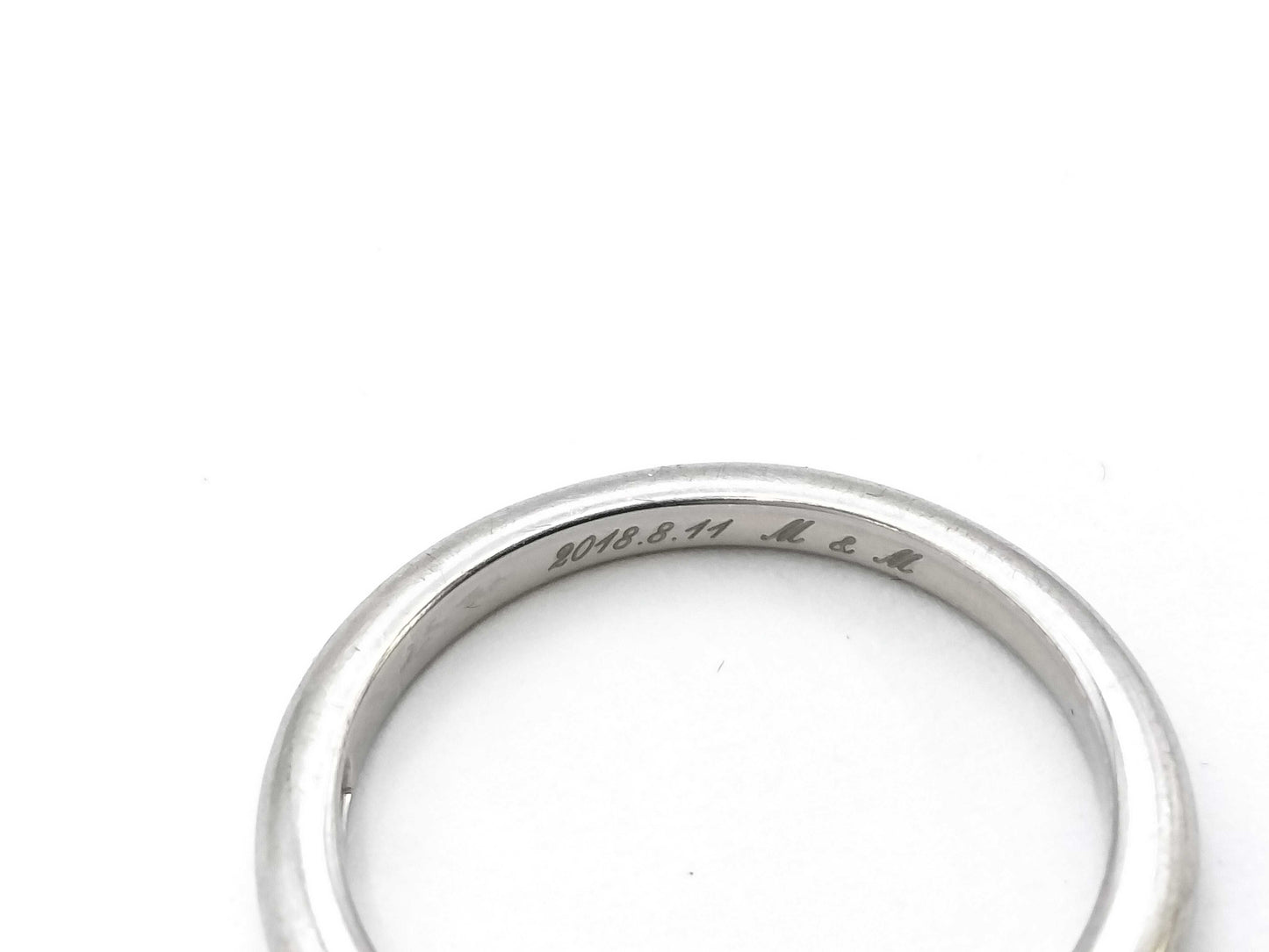 BVLGARI Band 1PD PT950 3.3g Ring 