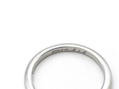BVLGARI Band 1PD PT950 3.3g Ring 