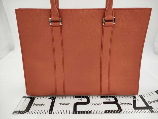 BVLGARI leather business bag