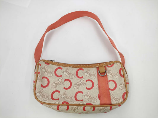 CELINE C Macadam Pouch Handbag