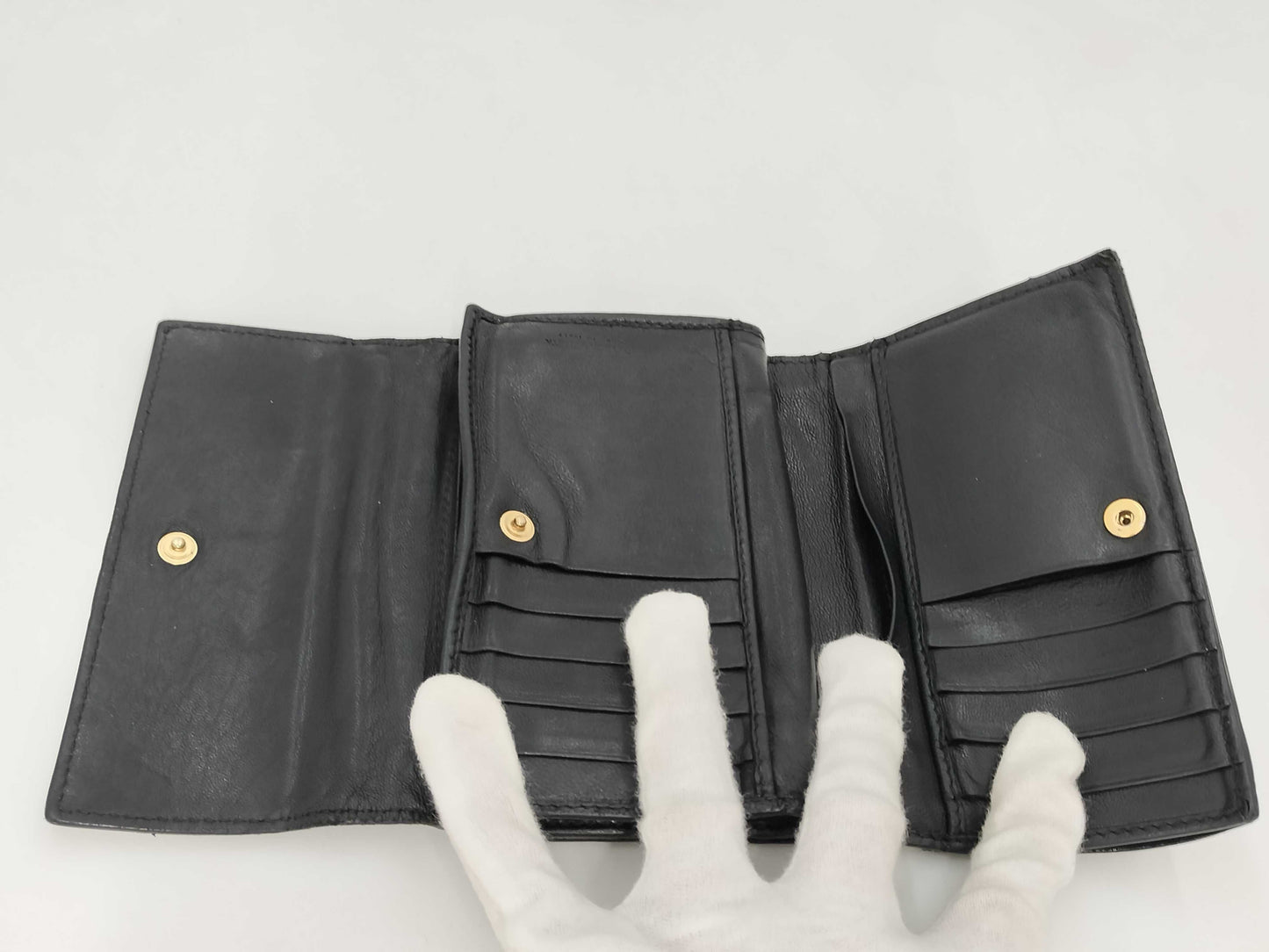 BOTTEGA VENETA Intrecciato Wallet Black Wallet