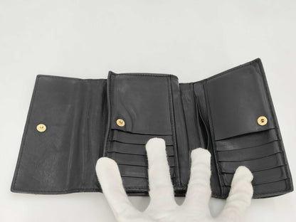 BOTTEGA VENETA Intrecciato Wallet Black Wallet