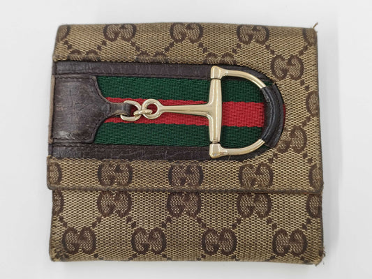 GUCCI Sherry Line Horsebit Wallet