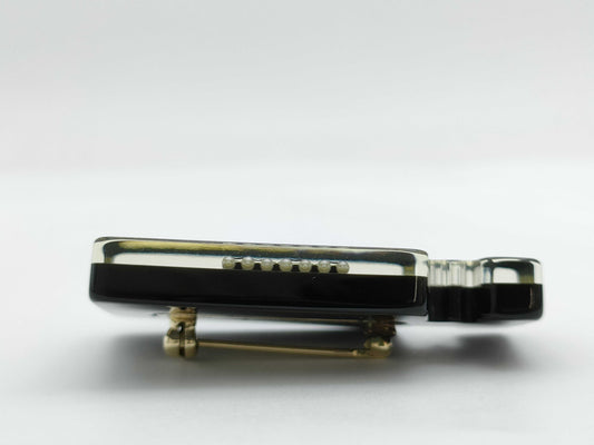 CHANEL No. 5 Perfume Bottle Brooch 17A Black Brooch