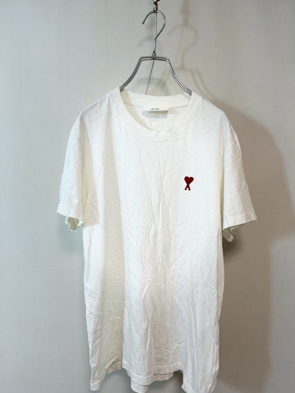 AMI PARIS Logo T-shirt, Cut and Sewn, JP Tag, Size S