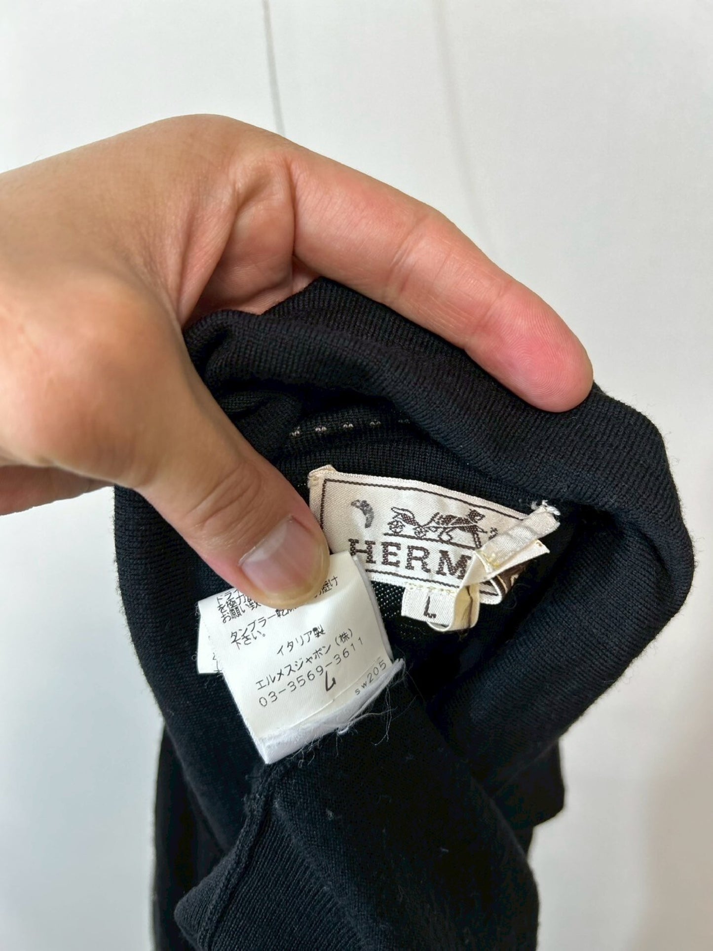 HERMES JP Tag Knit Sweater L Tops
