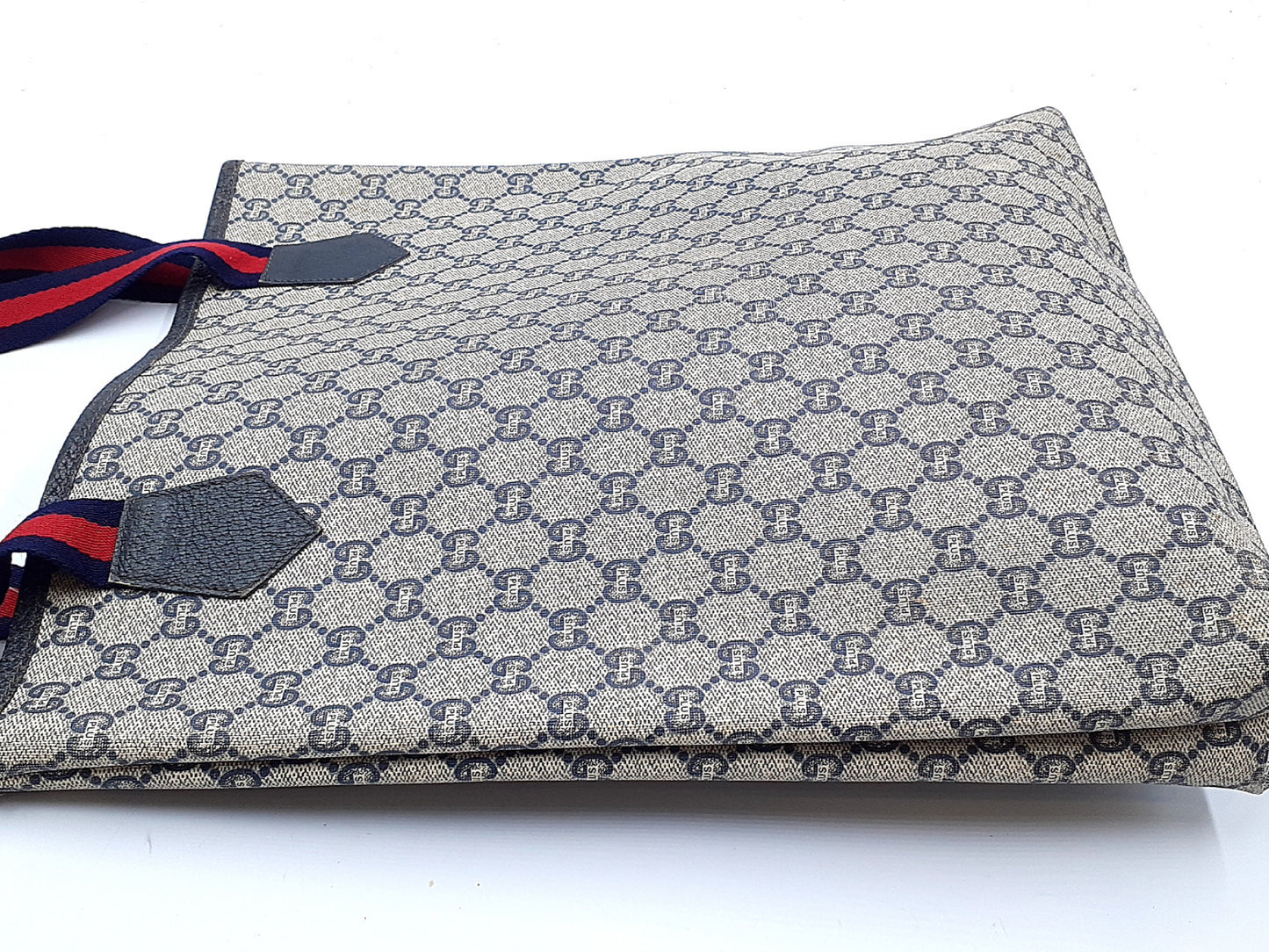 GUCCI 4-Piece Set GG Supreme Sherry Line Leather Tote Bag