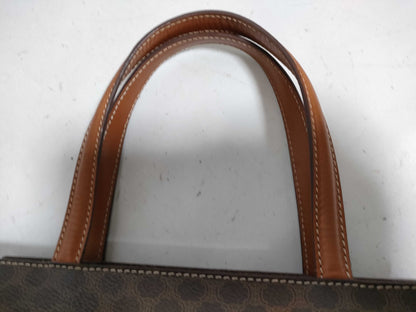 CELINE Macadam PVC Handbag MC96 Brown